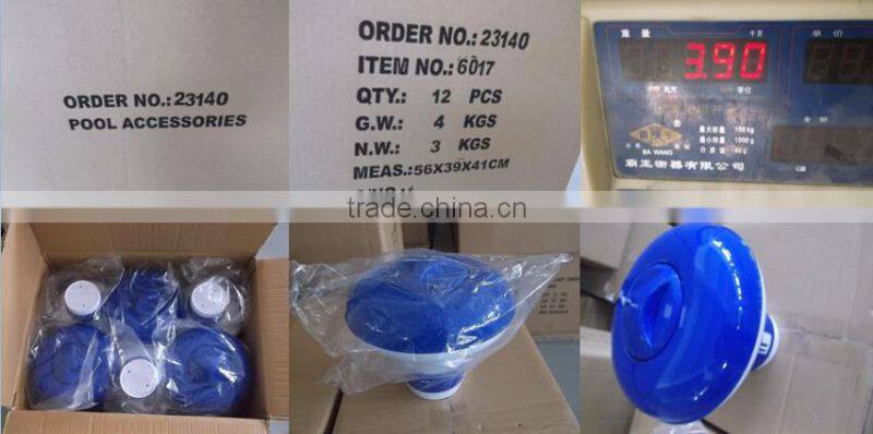 Swimming Pool Floating Chlorine Chemical Tablet Dispenser Feeder