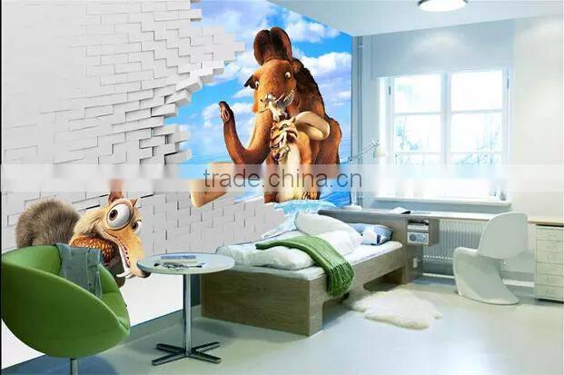 PVC printable and colorful 3d vinyl floor sticker