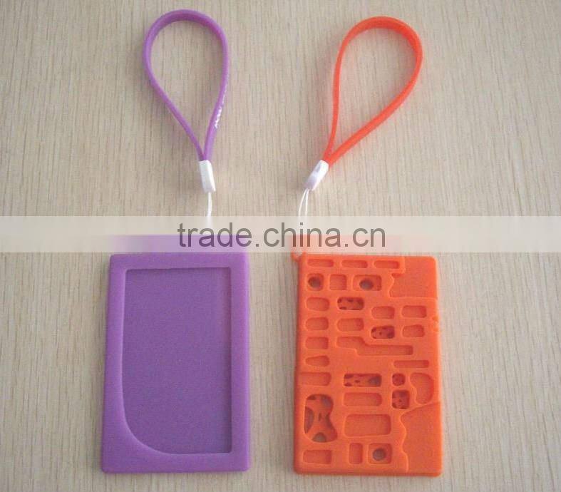 whole sell fashion silicone name card holder