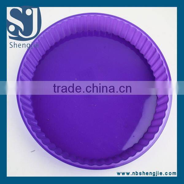 Trade Assurance Heat resistance 5 inch silicone baking pan round shape silicone cake pan