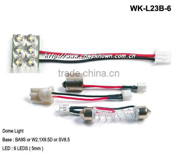 BA9S Car led light car Dome light series 12v led ceiling dome light roof lights