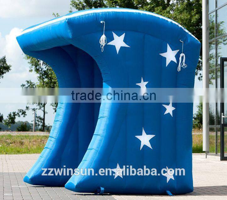 EN14960 Show Display Inflatable Cube Booth