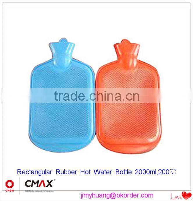 Hot Water Bottle Animal Plush Cover 2000ml Natural Rubber Medical Houseware /JH