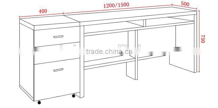 Three Drawers PB Computer Table