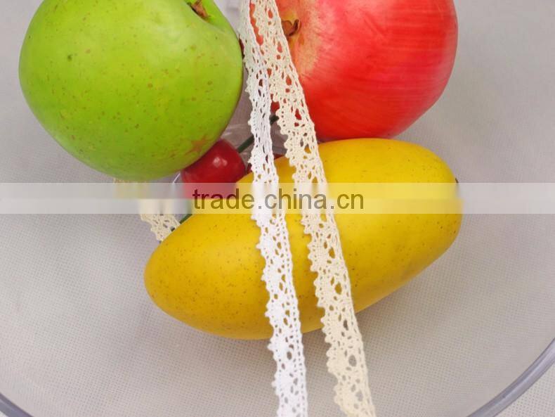 2016 african guipure Cotton ribbon trim crochet accessories lace 100201