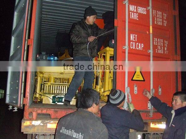 QT40-3A mobile automatic block making machine egg laying low price