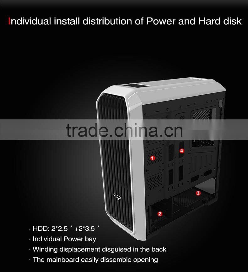 aigo-XJ water cooled DIY Split-type Gaming Computer Case