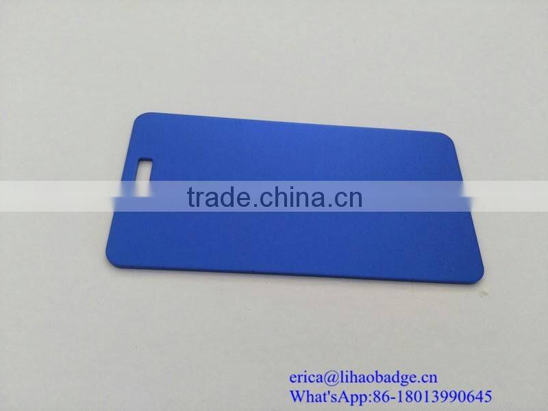 Factory Custom 2 Hole Hanging Plastic/Metal Nameplates