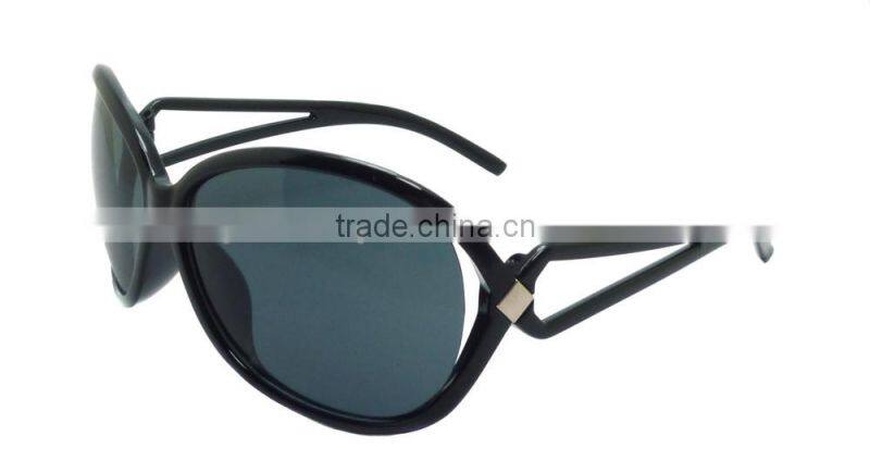 Big frames with slim temple 2015 new product Japanese style plastic sunglasses