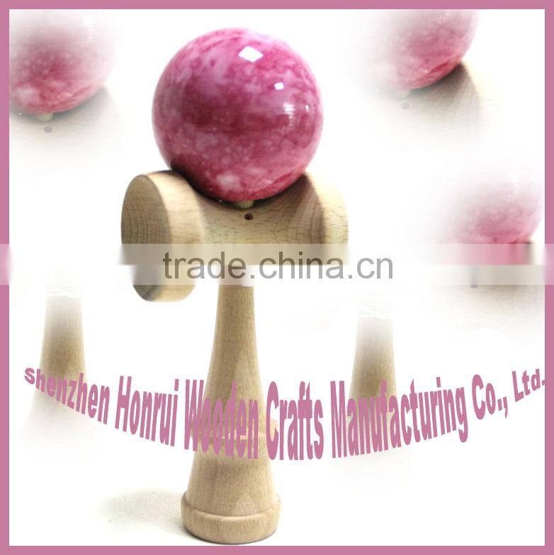 Shenzhen wooden sports equipment kendama toy