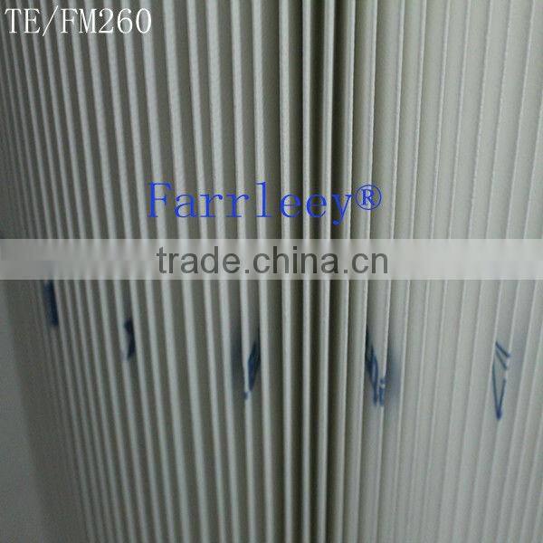 Water-oil repellent Spunbonded Polyester air filter material