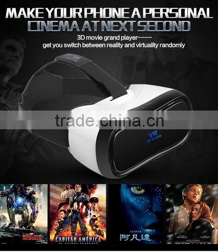 2016 New Design 3d vr all- in- one Glasses sex pron video google xxx