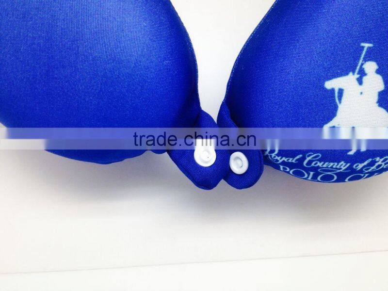 Memory Foam Travel Neck Pillow with Holland Printing