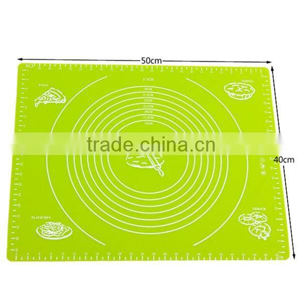 Scale Lines Printing Dough Kneading Silicone Baking Mat