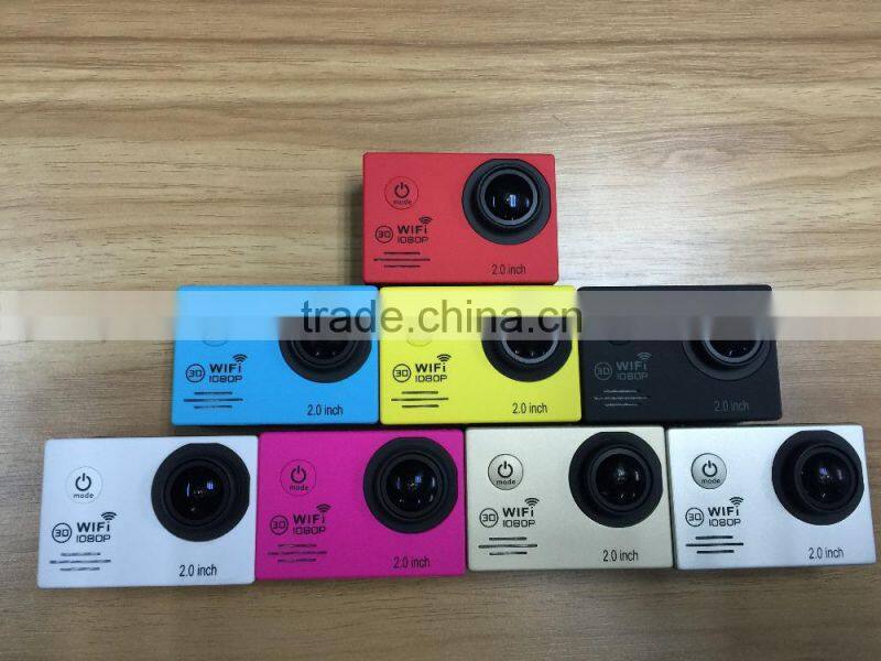 Hot Selling Outdoor Waterproof Action Sport Camera 1080p sports camera sj6000, 30m waterproof extreme