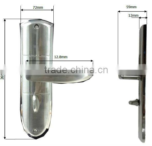 Golden color electronic hotel locks for hotel use