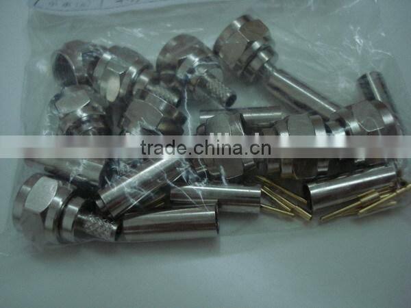 New style hot-sale brass screwed f connector