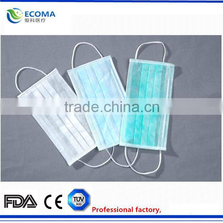Type 3Ply fliter Non-Woven Face Mask Surgical Face Mask 3Ply fliter
