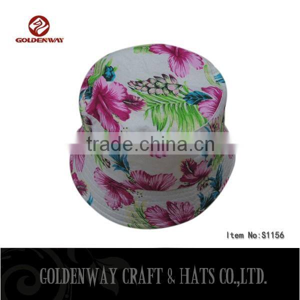 cheap floral Bucket Hats for girls