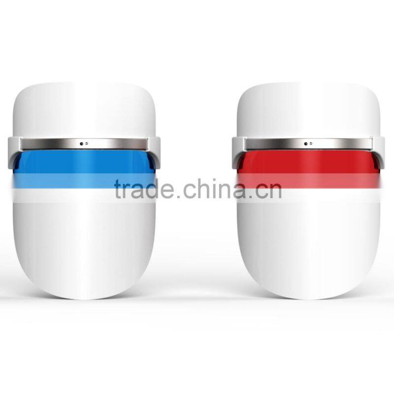 Skin Rejuvenation Light Therapy Reduces Wrinkles 3 Colors LED Photon Facial