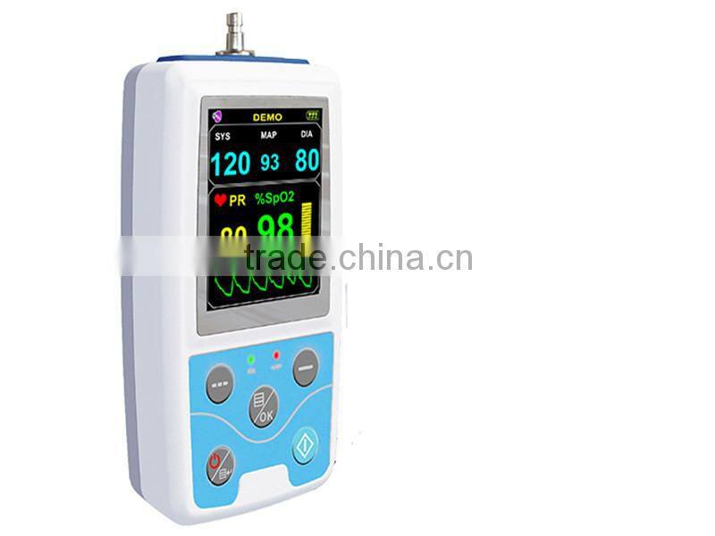 CE Approved Handhheld Simple Patient Monitor (ABPM+SPO2) PM50-Shelly