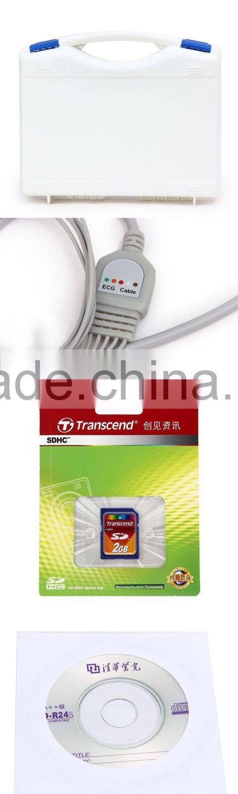 12-lead / 3 channel analysis system 72 Hours recording Mini LCD holter monitor ecg for sale