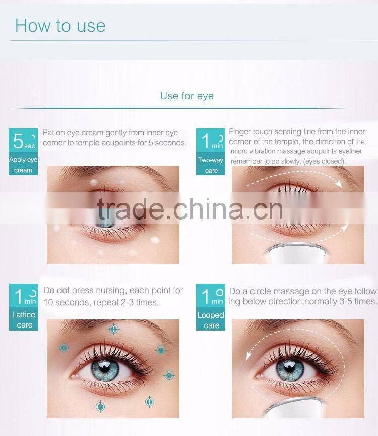 Best selling products 2016 anti-ageing wrinkle removal dark circle reduce facial vibration eye massager