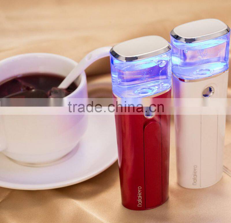 Facial steamer | Mist machine Mini Rechargeable Handy Usb Nano Sprayer | Face Moisturizing machine Care skin Instrument
