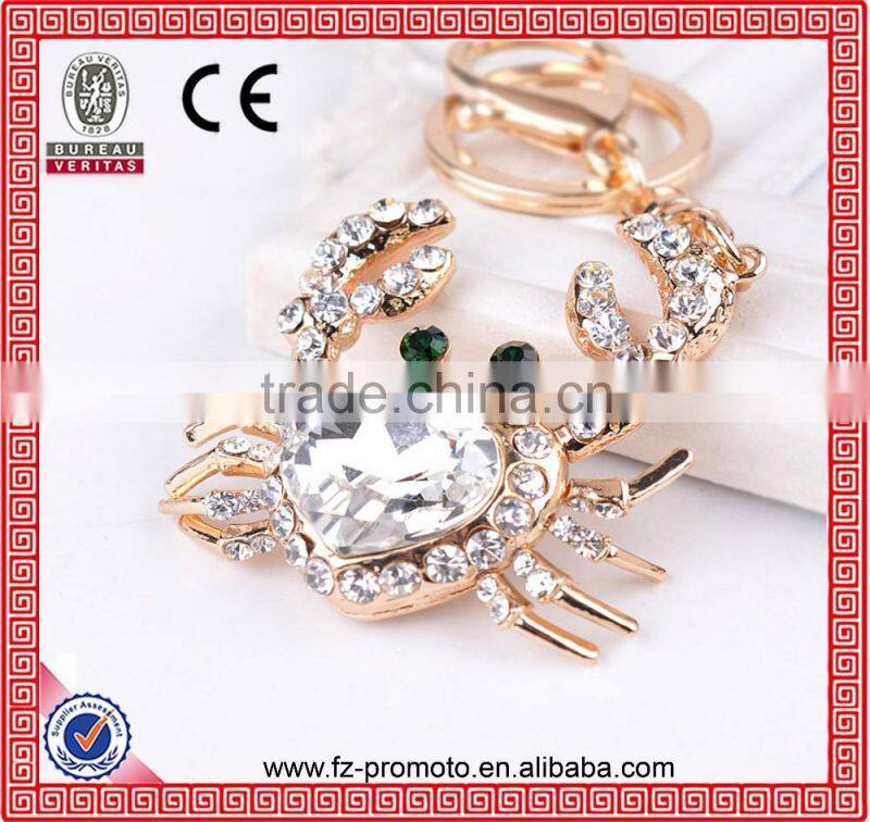 Various Animal Rhinestone Keychain Cute Mouse Shaped keychain