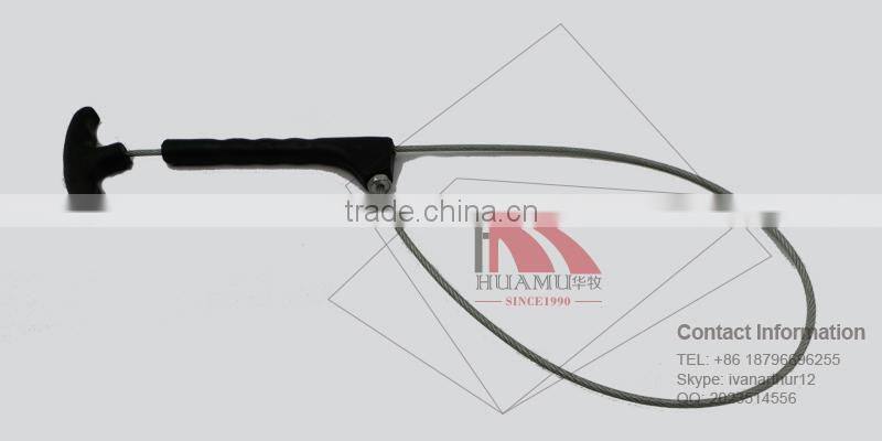 pig nose holder black handle 700*90 mm pig nose ring