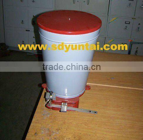 Agriculture ATV seed and fertilizer spreader matched with tractor