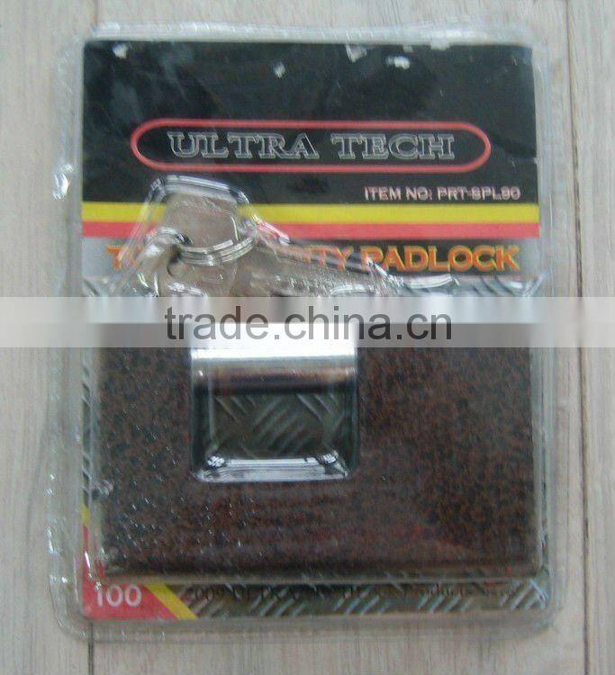 side open anti theft guard padlock