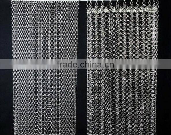 decorative metal mesh,decorative wire mesh for divider,outdoor curtain wall