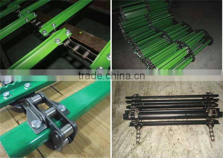 serrated slats for harvester