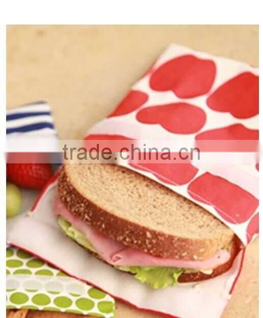 Reusable Mealtime Color Sandwich and Snack Bag