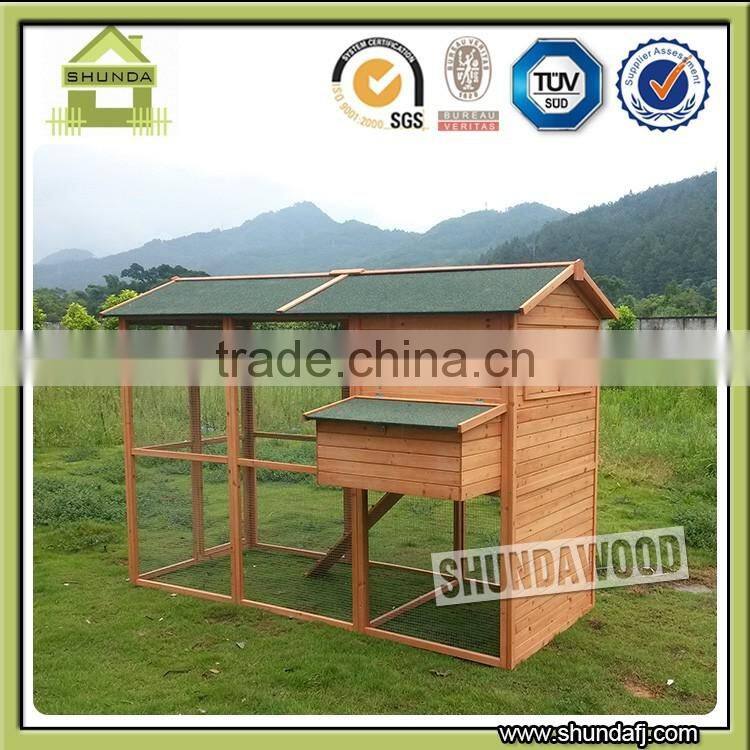 SDC08 Large outdoor cheap chinese waterproof wooden chicken coop
