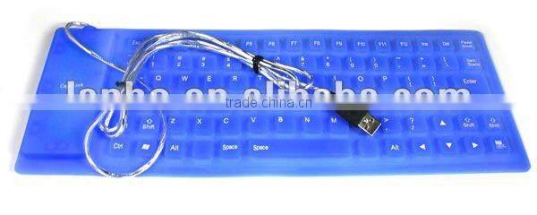 Soft USB roll-up Flexible Silicone Keyboard For PC Laptop Fashionable Gift