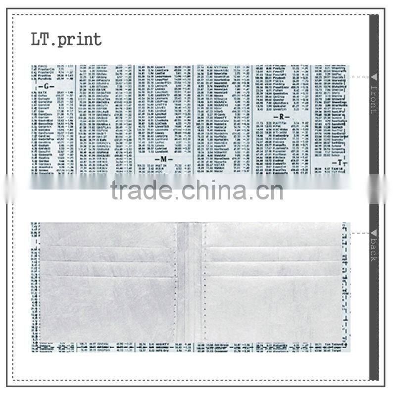 Tyvek Wallet Paper Wallet printed wallet paper pouch