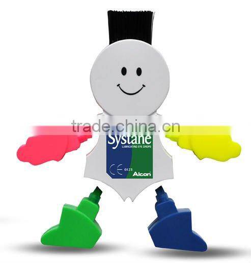 Little kid highlighters and brush/snowman marker/copic markers/Creative pen/sharpie highlighter