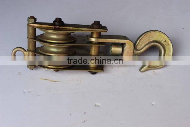 2Ton hoisting tackle and lifting rope pulley block