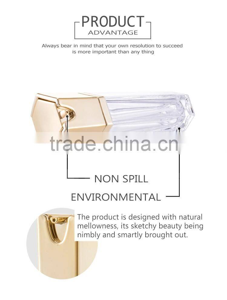 Fashion design square cosmetic custom sprayer lotion serum bottle
