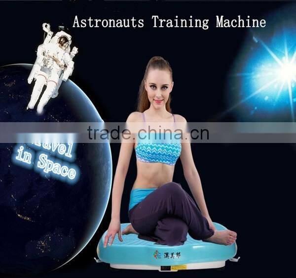 White Color Rubber Mat Whole Body Vibration Machine As Seen On Tv