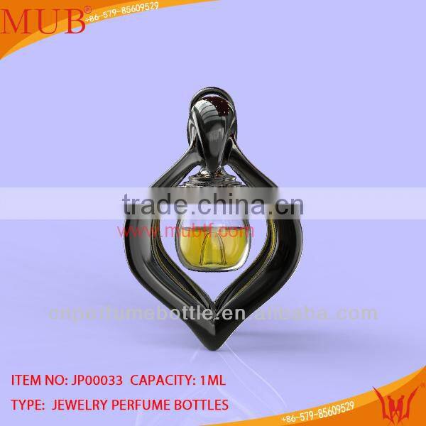 New desgin glass bottle necklace pendant with perfume bottles for sale