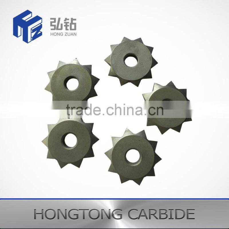 Non standard Tungsten Carbide saw roller for crush stores