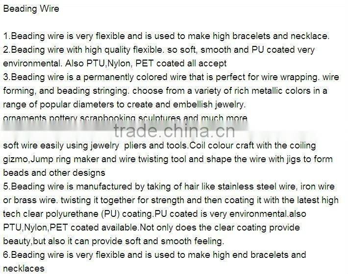 Red Copper Beading Wire for jewellery