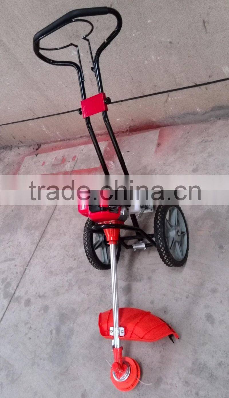 Hand push Grass Cutter ,Hand push Trimmer,Grass Trimmers with Wheels