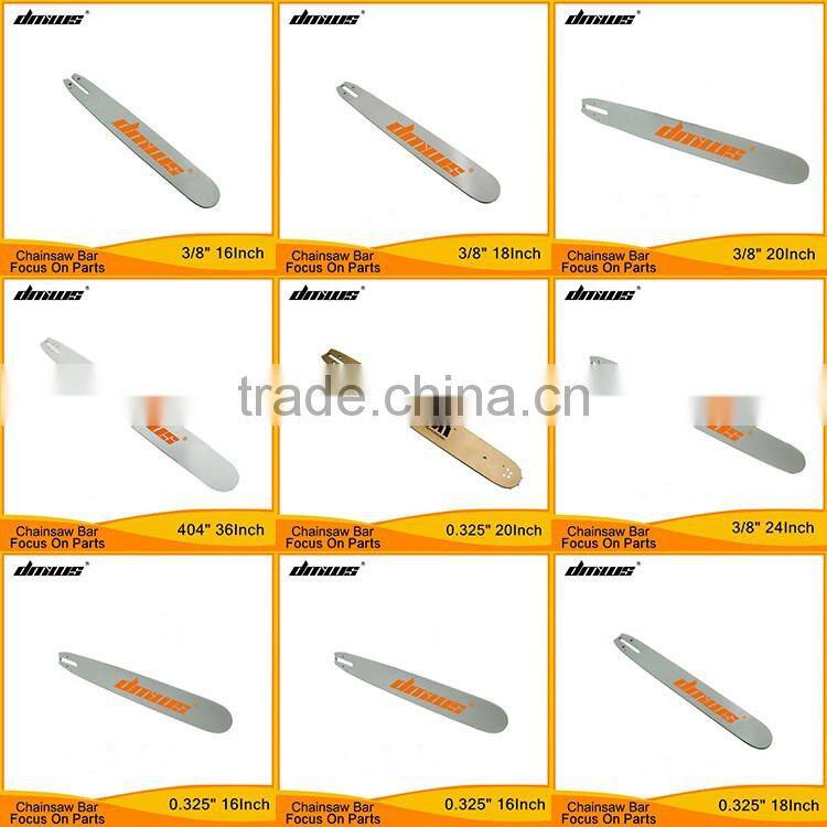 5200 52cc Chainsaw Spare Parts 20 Inch 3/8" Pitch 68 Sections Laminated Chain Saw Guide Bar