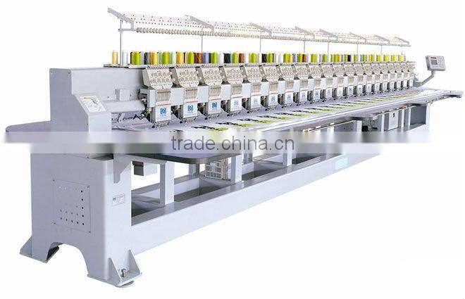 High speed flat embroidery machinery