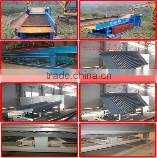 Newly Designed Gold Vibrating Sluice Box for Mining