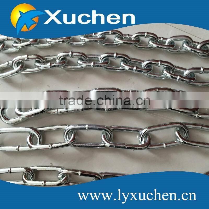 Iron Material and Welded Chain Structure DIN766 Link Chain